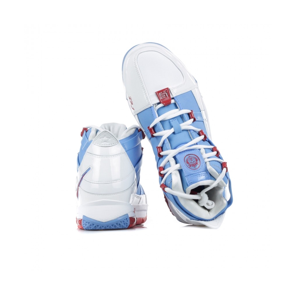 Red white and blue on sale lebrons