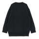 NECK SWEATSHIRT TREF OVER CREW BLACK / WHITE