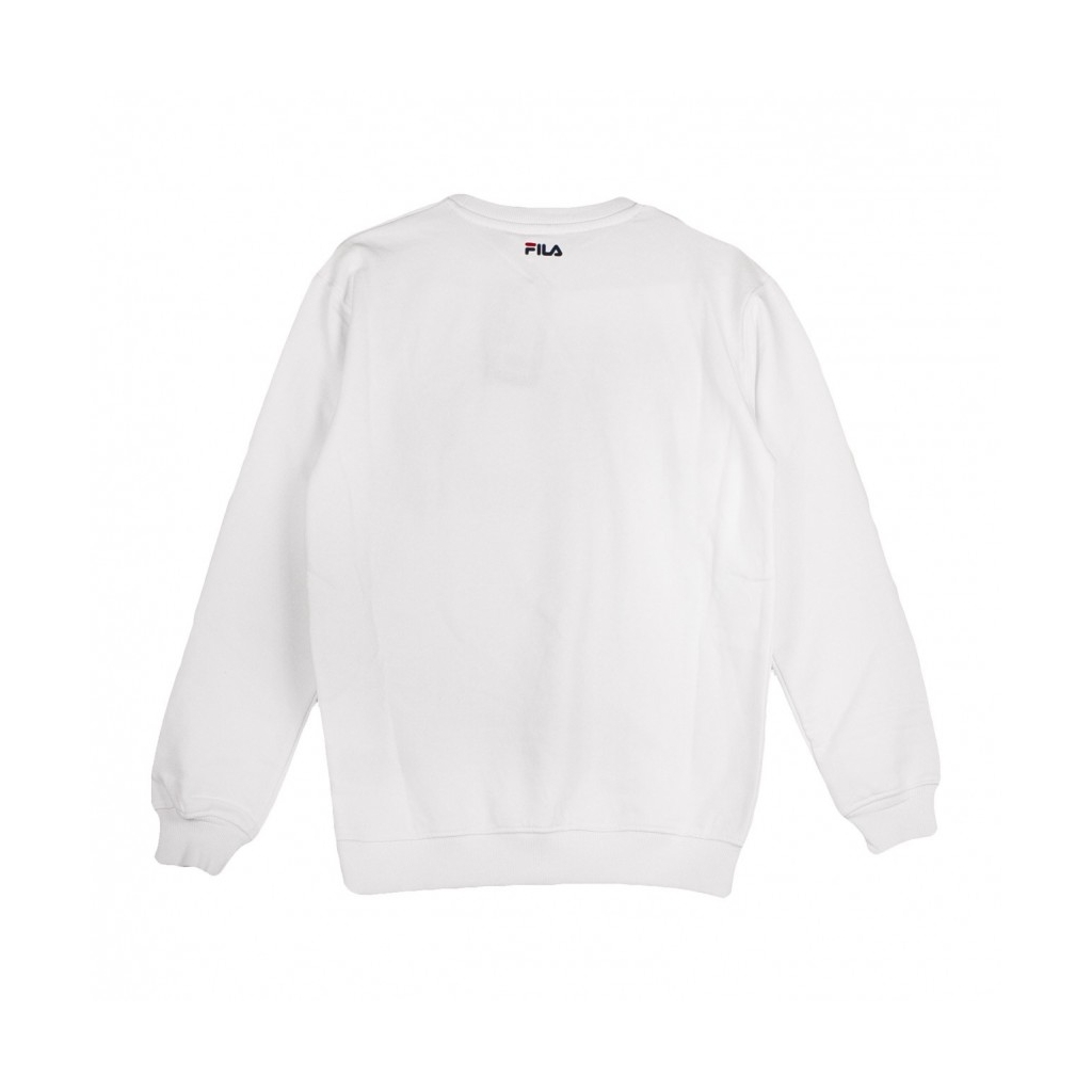 FELPA GIROCOLLO CLASSIC LOGO SWEAT BRIGHT WHITE