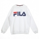 FELPA GIROCOLLO CLASSIC LOGO SWEAT BRIGHT WHITE