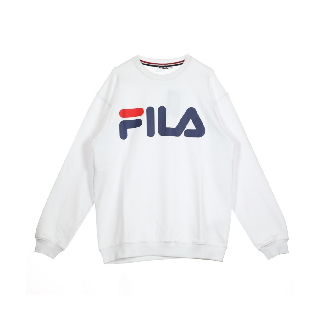 FELPA GIROCOLLO CLASSIC LOGO SWEAT BRIGHT WHITE