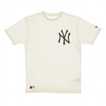 MAGLIETTA MLB BIG LOGO OVERSIZED TEE NEYYAN OFF WHITE/BLACK