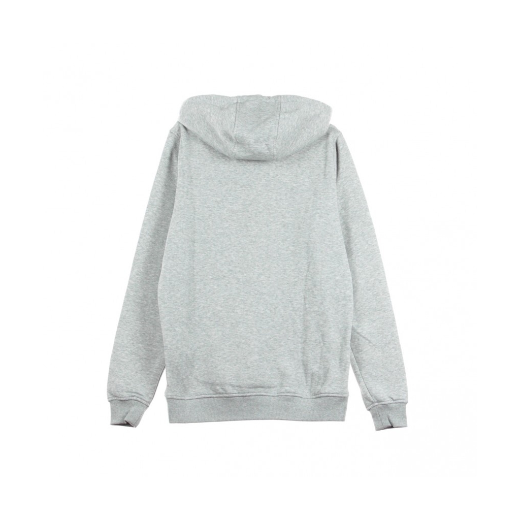 FELPA CAPPUCCIO LOGO HOODY HEATHER GREY/BLACK