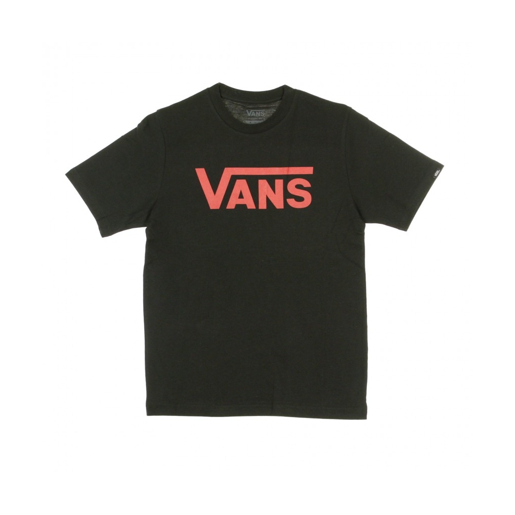 VANS - MAGLIETTA CLASSIC BOYS BLACK/CHILI PEPPER - T-shirt