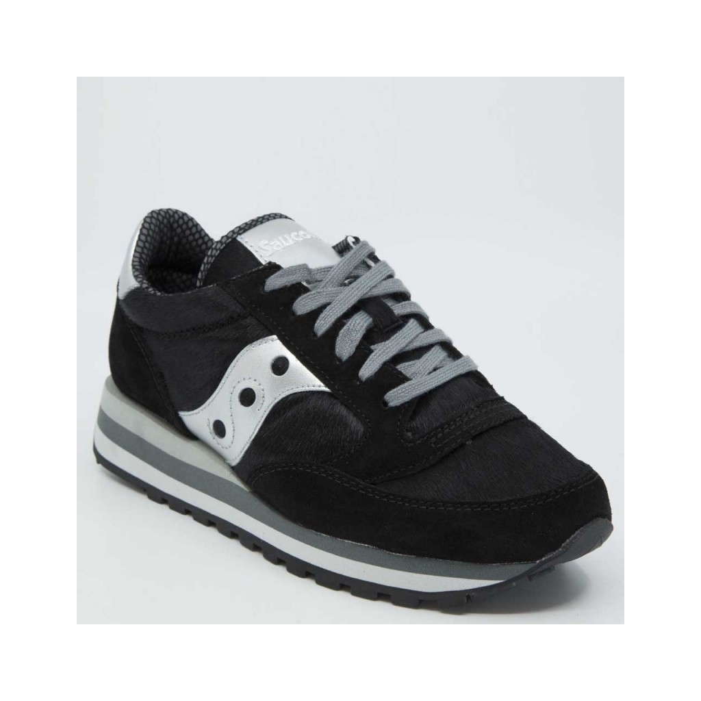 saucony jazz triple black silver