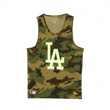 CANOTTA MLB CAMO TANK NEYYAN WOODLAND CAMO/NEON LIME