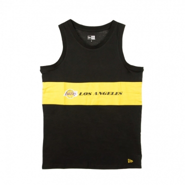 CANOTTA NBA COLOUR BLOCK TANK LOSLAK BLACK/AUTHENTIC GOLD