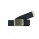 CINTURA CLIP BELT CHROME DARK NAVY