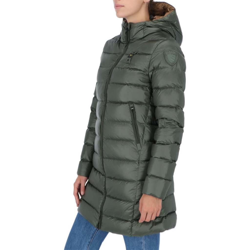 Blauer - Giacca Blauer Usa Donna Piuma Nylon Lucido 568BA ROSSOLAM