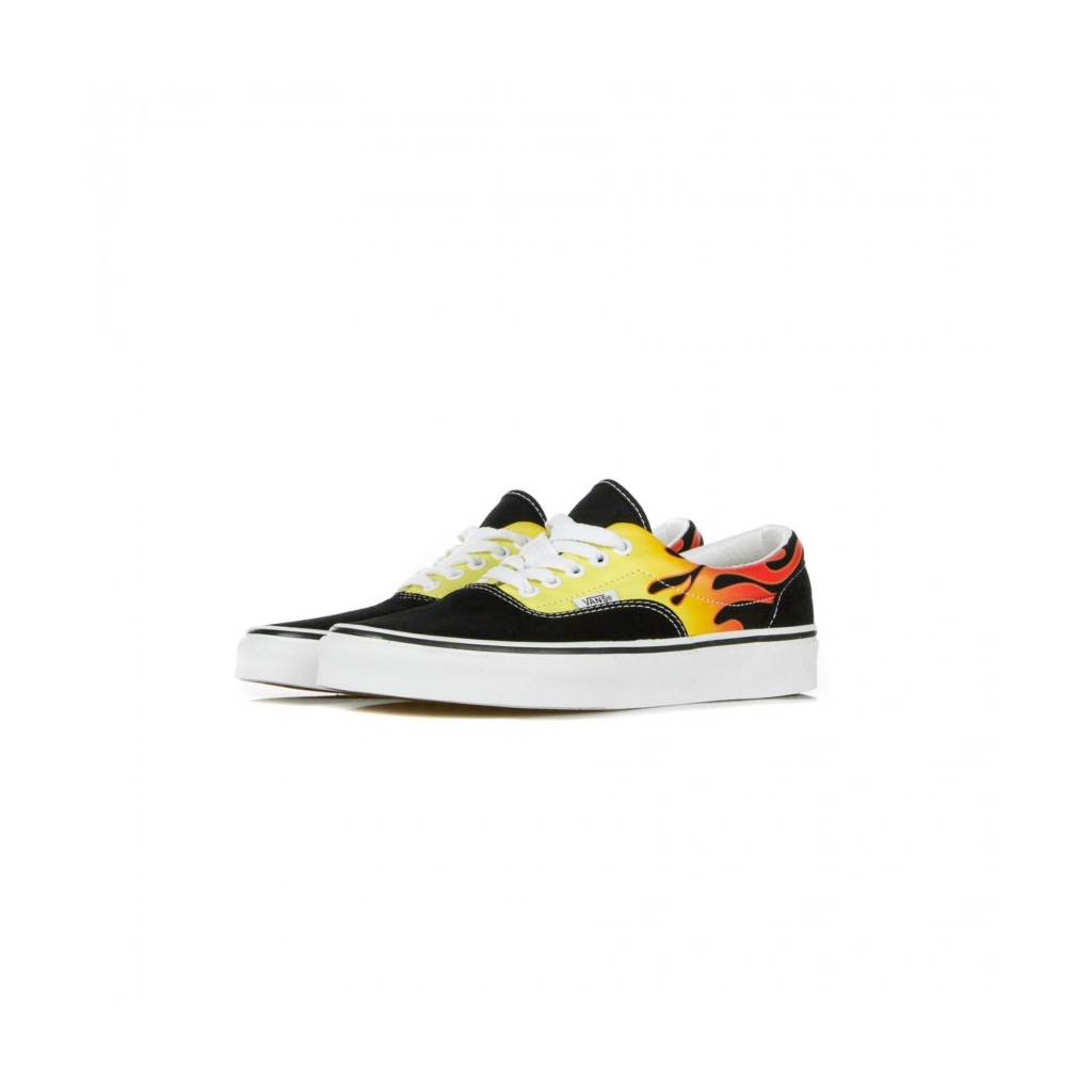 SCARPA BASSA ERA FLAME BLACK/TRUE WHITE