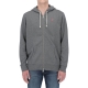 Felpa Levis Uomo Zip Cappuccio Logo 0000 CHARCOAL