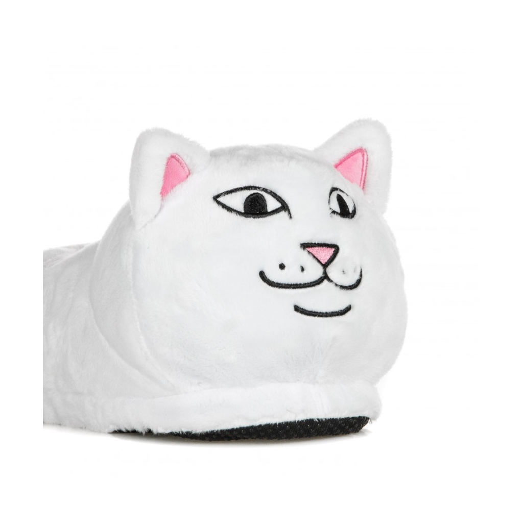 CIABATTE LORD NERMAL SLIPPERS WHITE Bowdoo