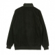 FELPA COLLO ALTO PILE HALF ZIP BLACK