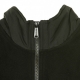 FELPA COLLO ALTO PILE HALF ZIP BLACK