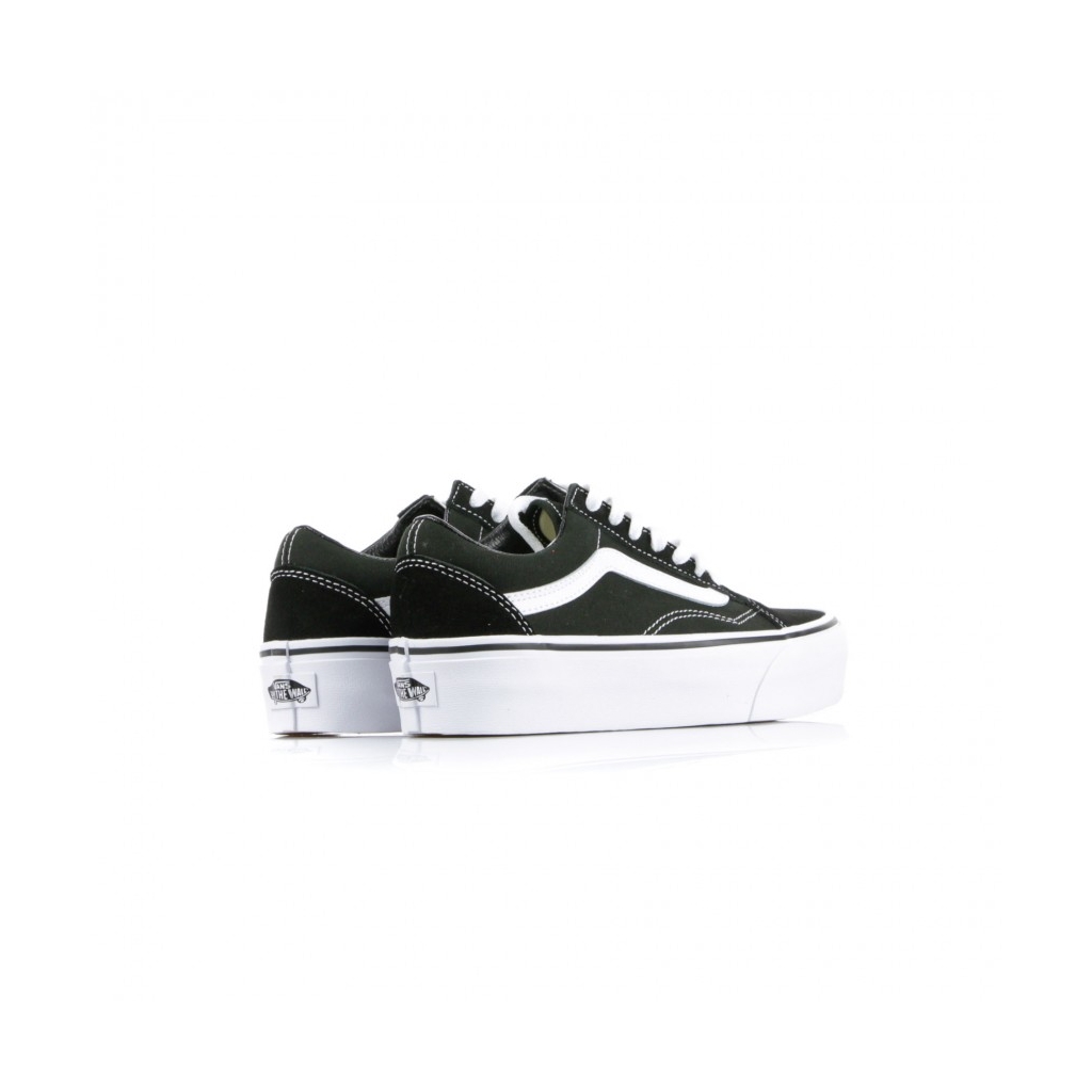 SCARPA BASSA OLD SKOOL PLATFORM BLACK/WHITE