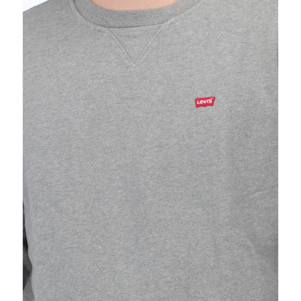 Felpa Levis Uomo Gircollo Logo Classic 0002 GREY