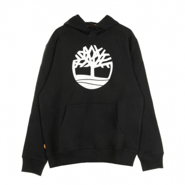 FELPA CAPPUCCIO CORE LOGO PO HOOD BLACK/WHITE