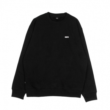 FELPA GIROCOLLO BOLD PREMIUM CREW FLEECE BLACK