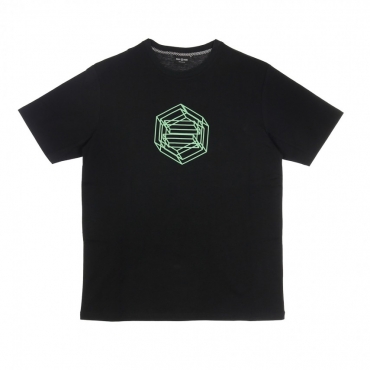 MAGLIETTA LOGO WIREFRAME BLACK