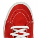 SCARPA BASSA SK8-LOW CANVAS/SUEDE RACING RED/CHECKERBOARD