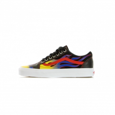 SCARPA BASSA OLD SKOOL RACER BLACK/RED