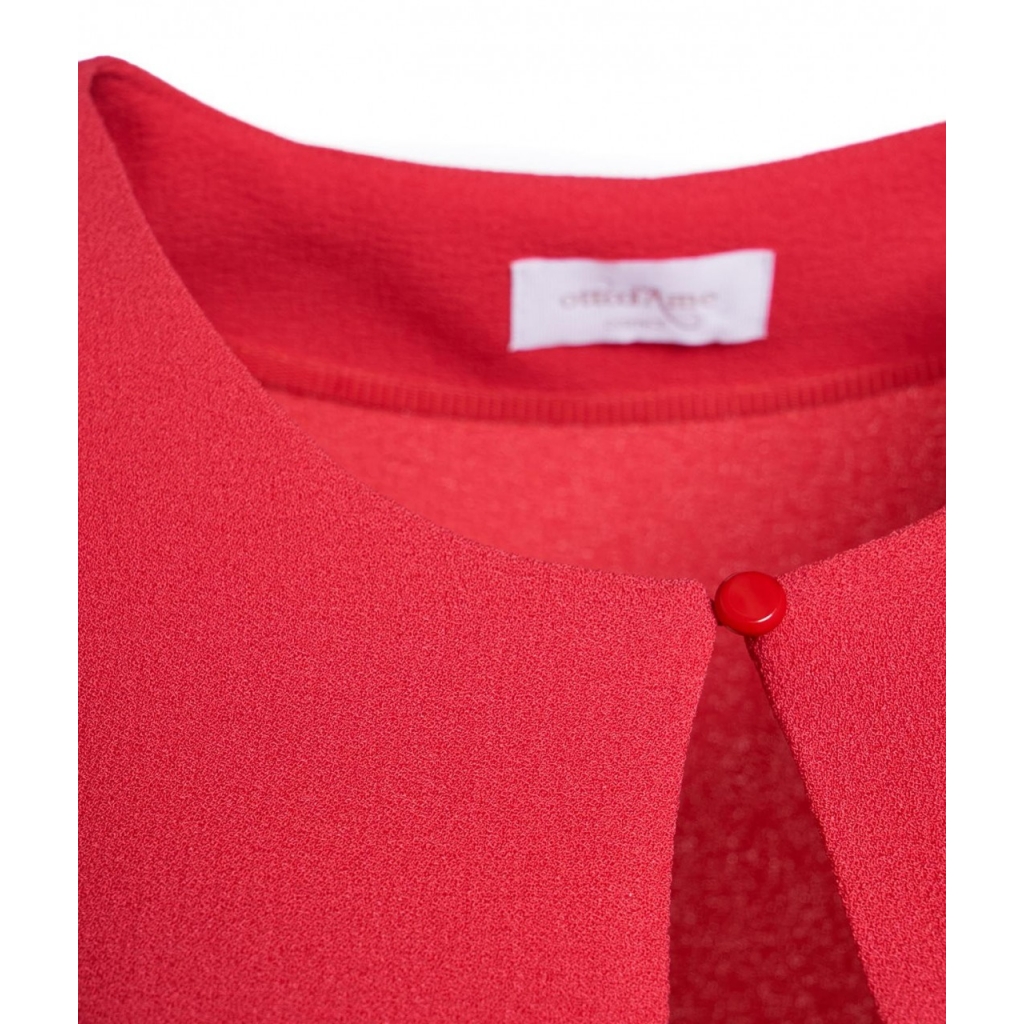 Abito con sollo a goccia rosso | Bowdoo.com