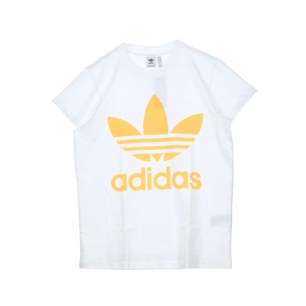 MAGLIETTA BIG TREFOIL TEE WHITE/REAL GOLD