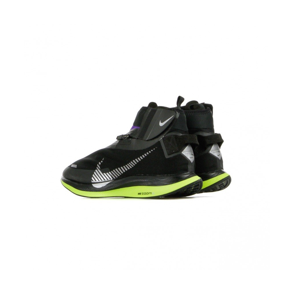 Nike zoom pegasus turbo shield black metallic silver best sale