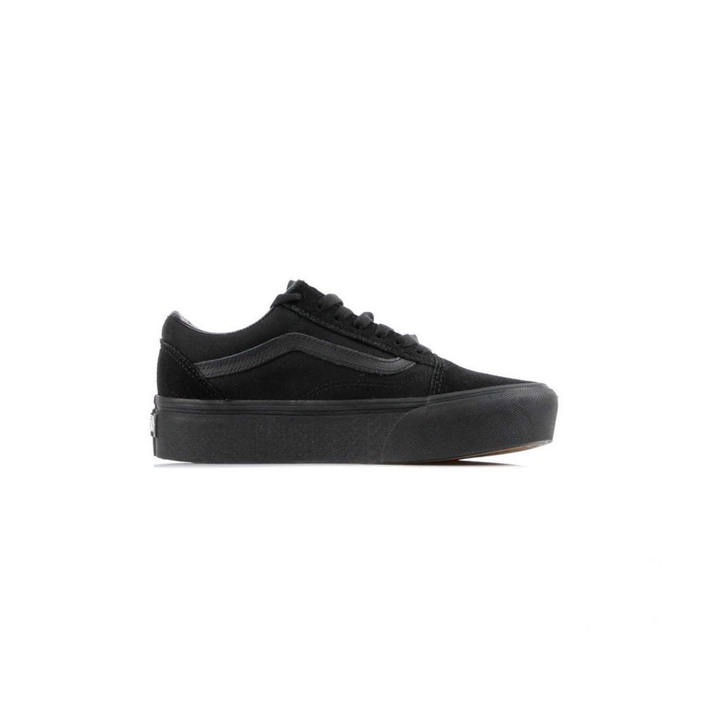 SCARPA BASSA OLD SKOOL PLATFORM BLACK/BLACK