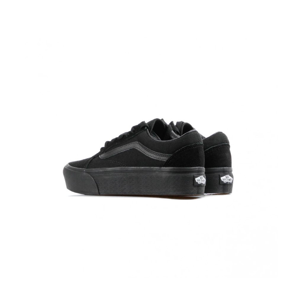 SCARPA BASSA OLD SKOOL PLATFORM BLACK/BLACK