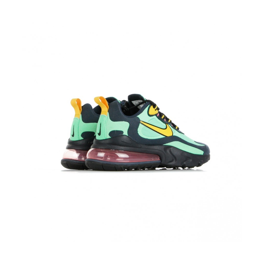 SCARPA BASSA AIR MAX 270 REACT POP ART ELECTRO GREEN/YELLOW OCHRE/OBSIDIAN