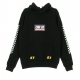 FELPA CAPPUCCIO DOWNTOWN HOODY BLACK/WHITE