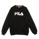 FELPA GIROCOLLO PURE CREW SWEAT BLACK