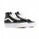 SK8-HI HIGH SHOE PLATTFORM 2 SCHWARZ / WAHRES WEISS