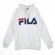 FELPA CAPPUCCIO CLASSIC LOGO HOODY BRIGHT WHITE