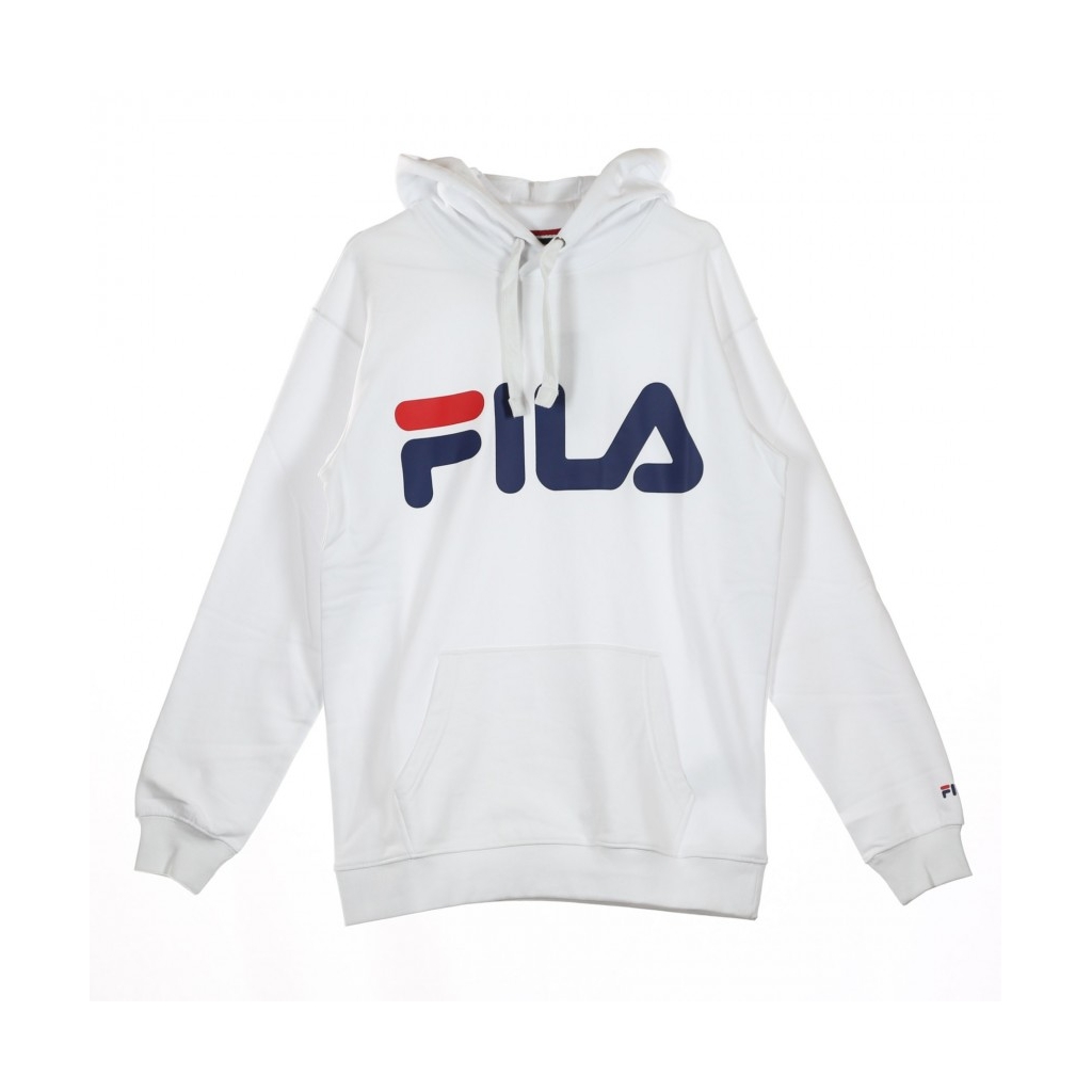 FELPA CAPPUCCIO CLASSIC LOGO HOODY BRIGHT WHITE