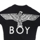 FELPA GIROCOLLO VINTAGE EAGLE SWEATSHIRT WASHED BLACK