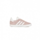 SCARPA BASSA GAZELLE C ICEY PINK/CLOUD WHITE/GOLD METALLIC