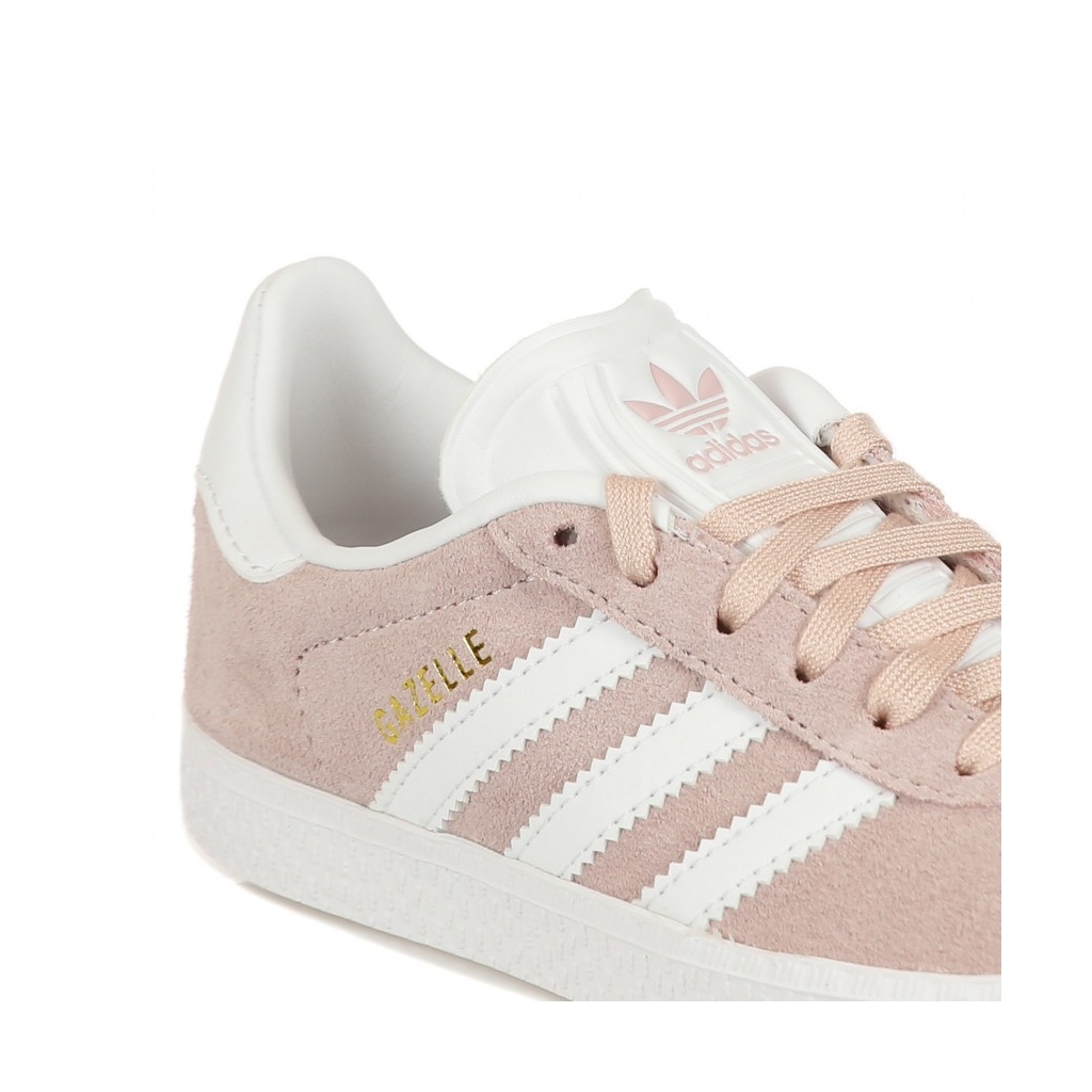 SCARPA BASSA GAZELLE C ICEY PINK/CLOUD WHITE/GOLD METALLIC