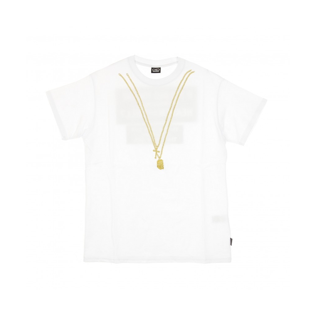 MAGLIETTA NECKLACE TEE WHITE