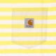 MAGLIETTA SCOTTY POCKET TEE LIMONCELLO/WHITE