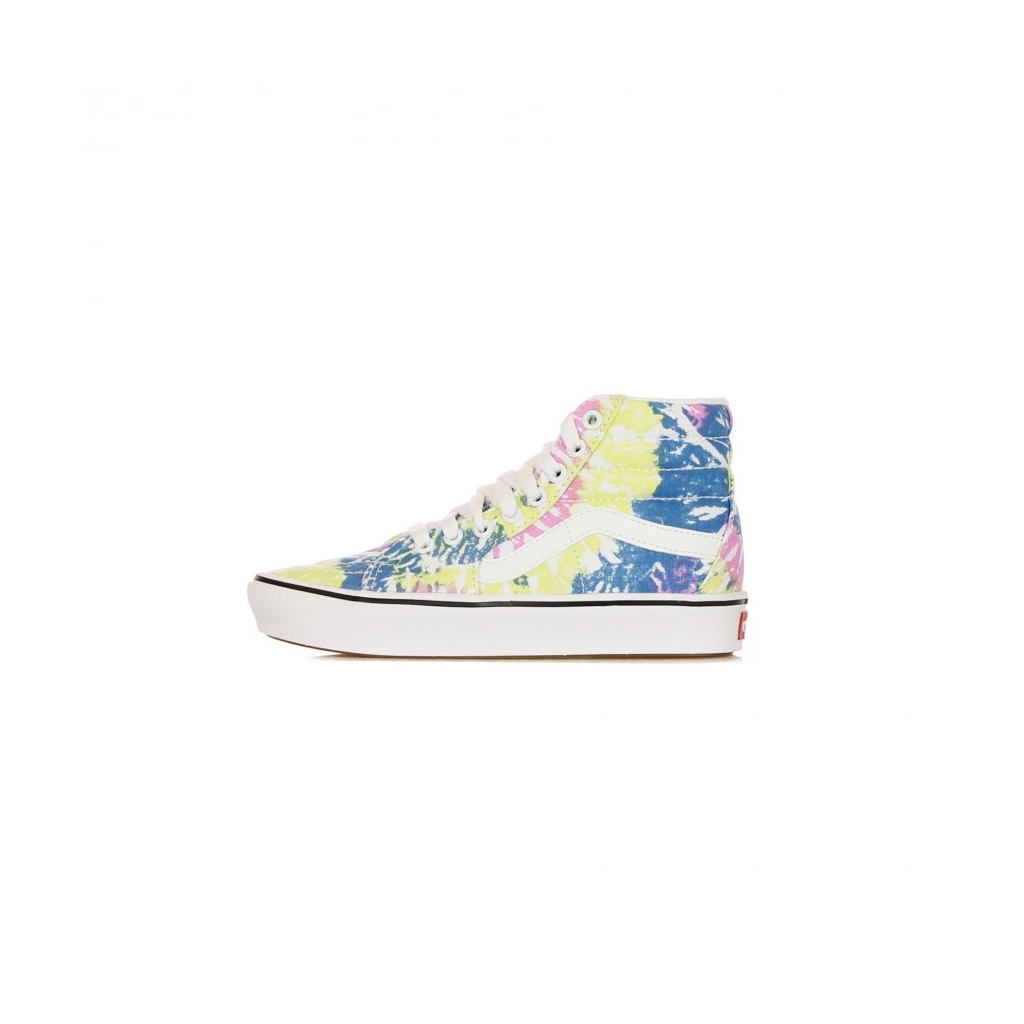 SCARPA ALTA COMFY CUSH SK8-HI TIE-DYE ORCHID/TRUE WHITE