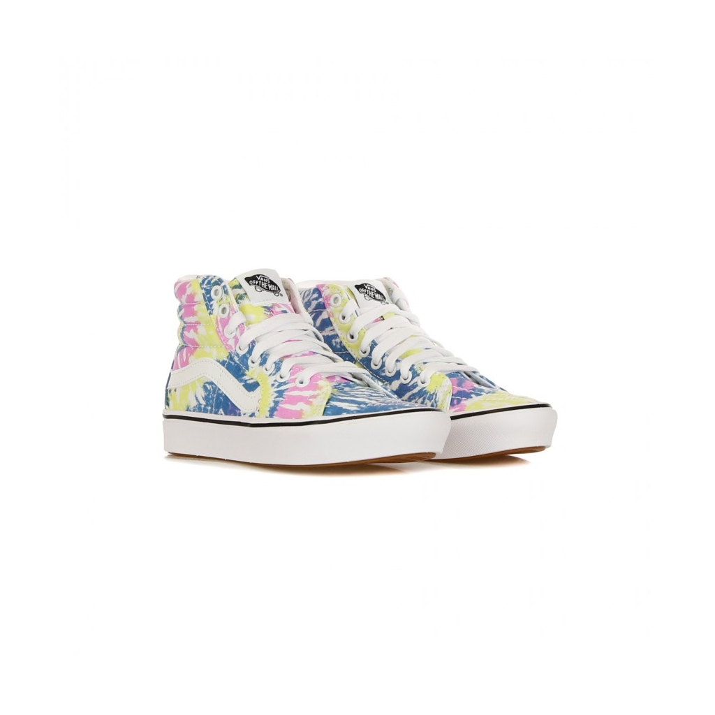 SCARPA ALTA COMFY CUSH SK8-HI TIE-DYE ORCHID/TRUE WHITE