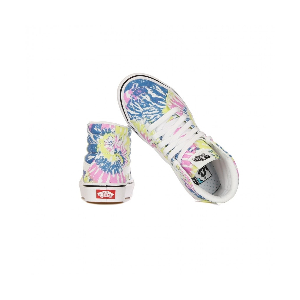 SCARPA ALTA COMFY CUSH SK8-HI TIE-DYE ORCHID/TRUE WHITE