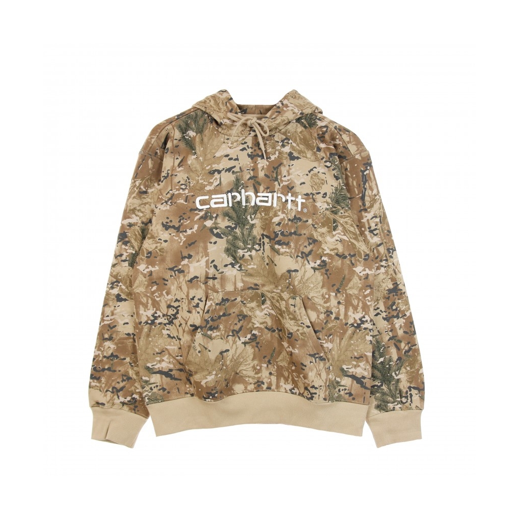 FELPA CAPPUCCIO HOODED SWEATSHIRT CAMO COMBI/DESERT/WHITE