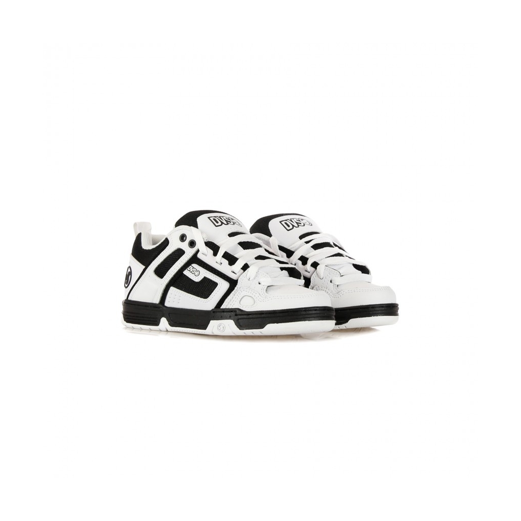 SCARPE SKATE COMANCHE WHITE/BLACK/WHITE LEATHER