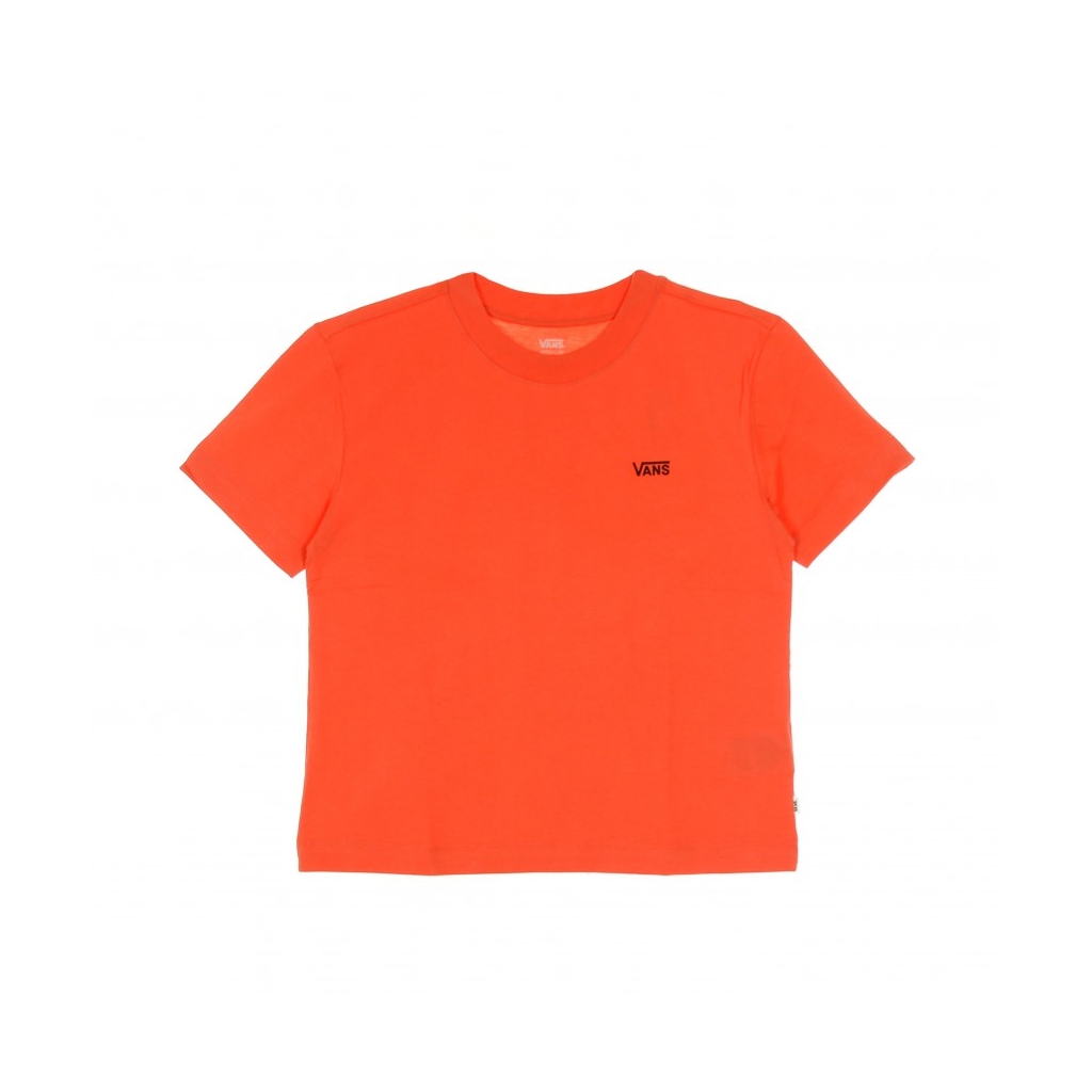 MAGLIETTA JUNIOR V BOXY HOT CORAL