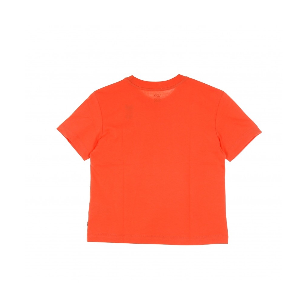 MAGLIETTA JUNIOR V BOXY HOT CORAL