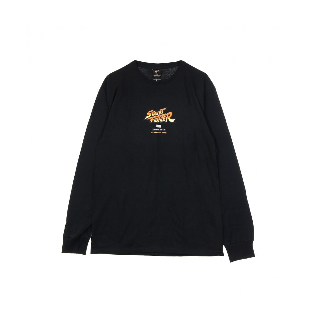 MAGLIETTA MANICA LUNGA ENDING L/S TEE X STREET FIGHTER II BLACK