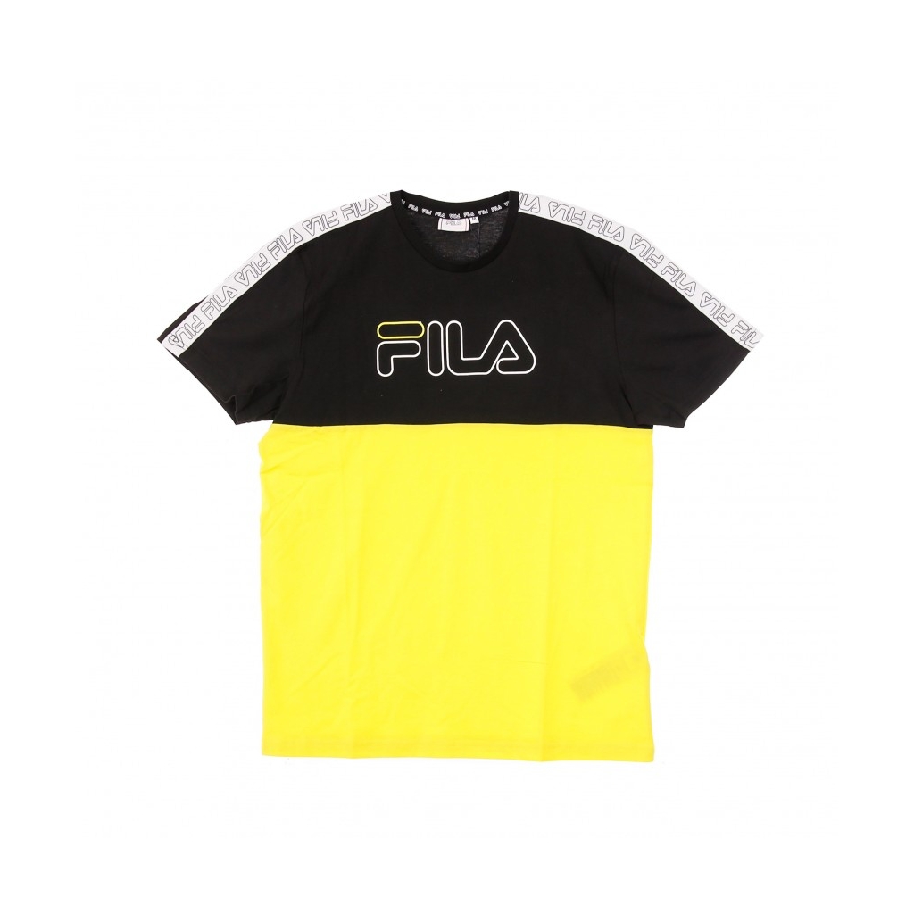 MAGLIETTA JOPI BLOCKED TAPE TEE BLACK/AURORA